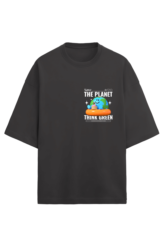 Mother Earth is Wise Dual Side Printed Oversized Tee | Evrbay |Unisex