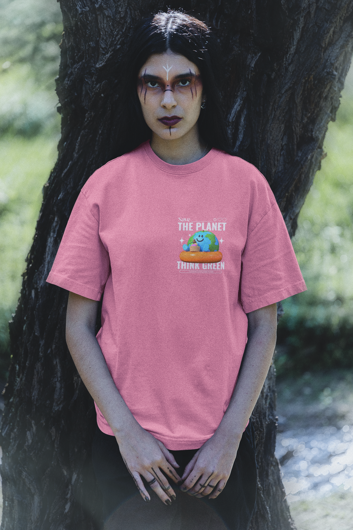 Mother Earth is Wise Dual Side Printed Oversized Tee | Evrbay |Unisex