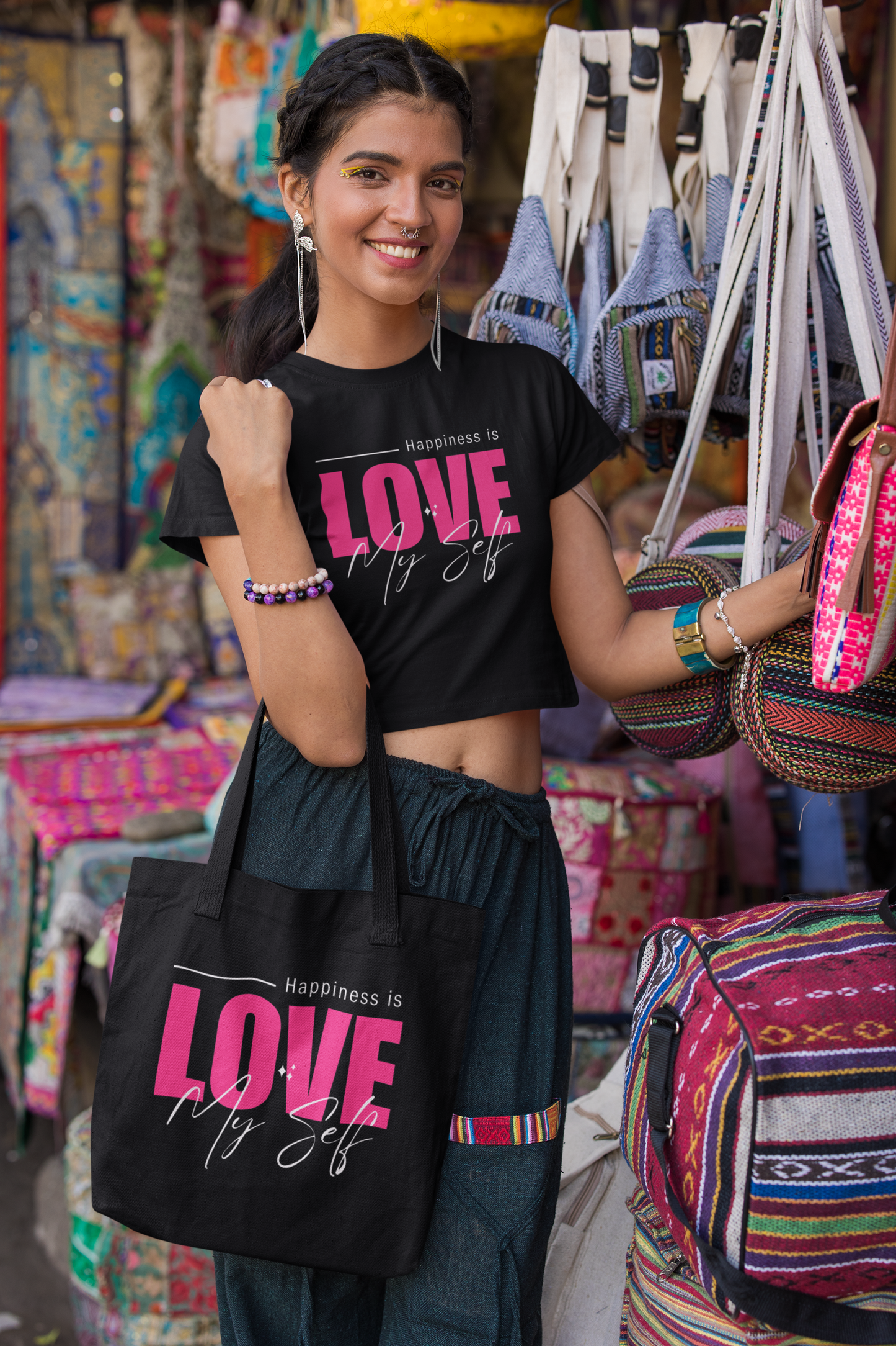 Love Myself Women Crop Top | Evrbay