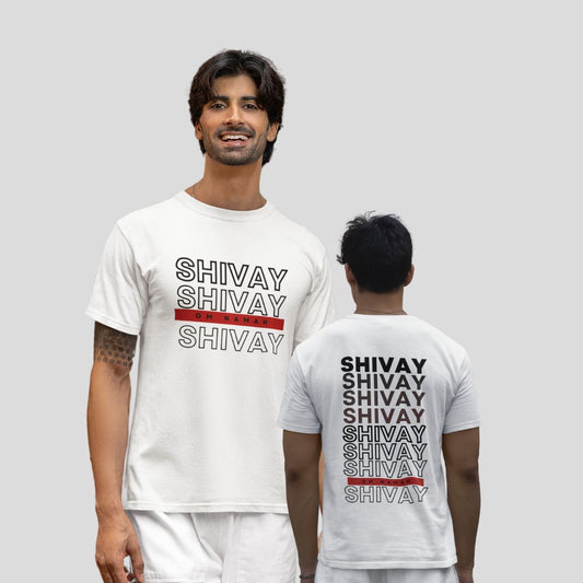 Shivay Shivay Dual Side Printed T-Shirt For Men and Women